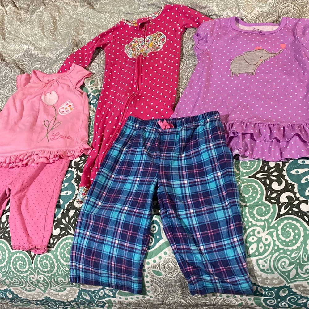 18 month girls pajamas